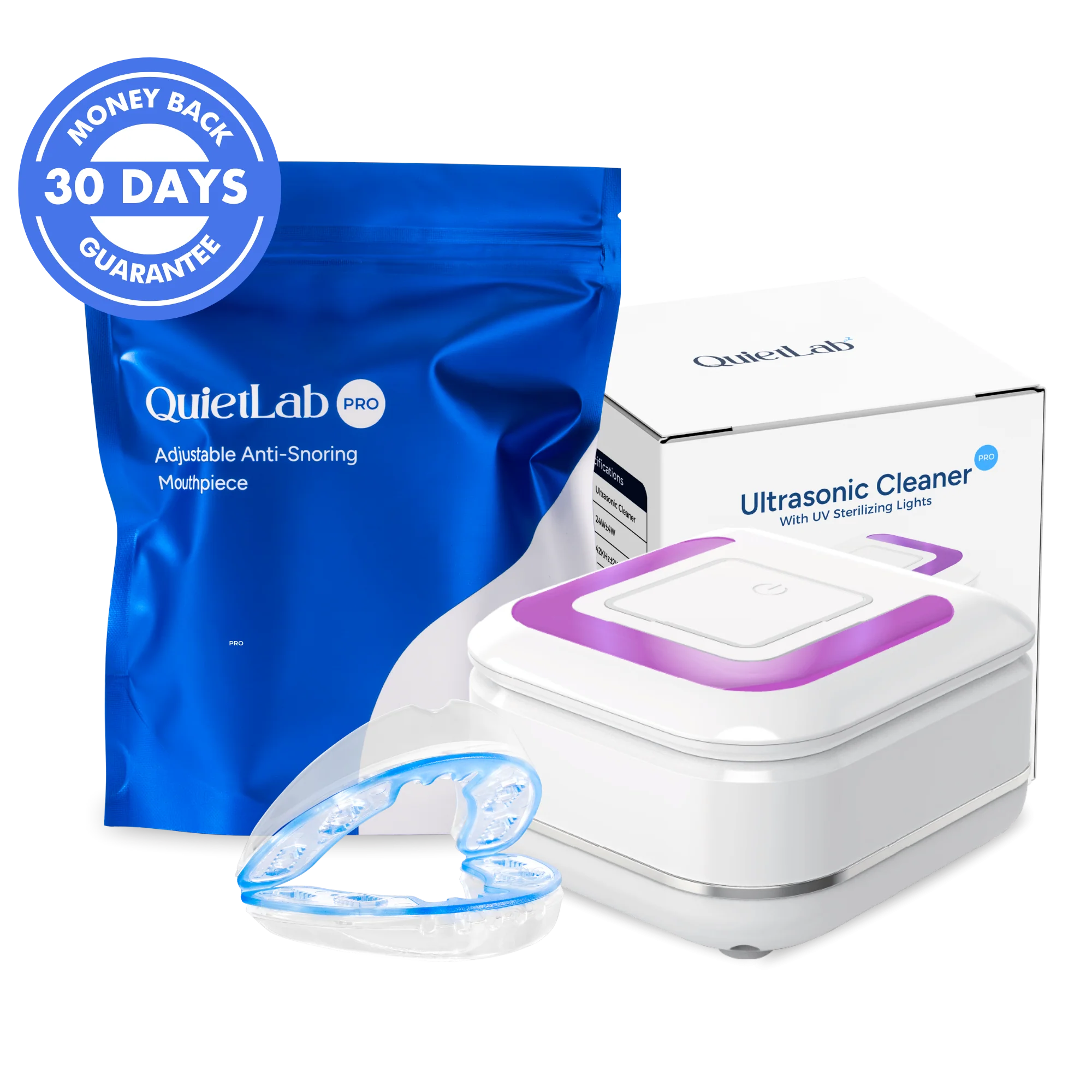 QuietLab® Automatic Ultrasonic UV Cleaner And QuietLab Pro® Mouthpiece - Image 3